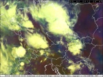 Bouře 5. července 2012 večer. Zdroj: EUMESAT/CHMI.